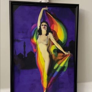 1920’s vintage Style Flapper girl Poster